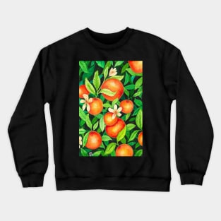 Orange branch watercolor Crewneck Sweatshirt